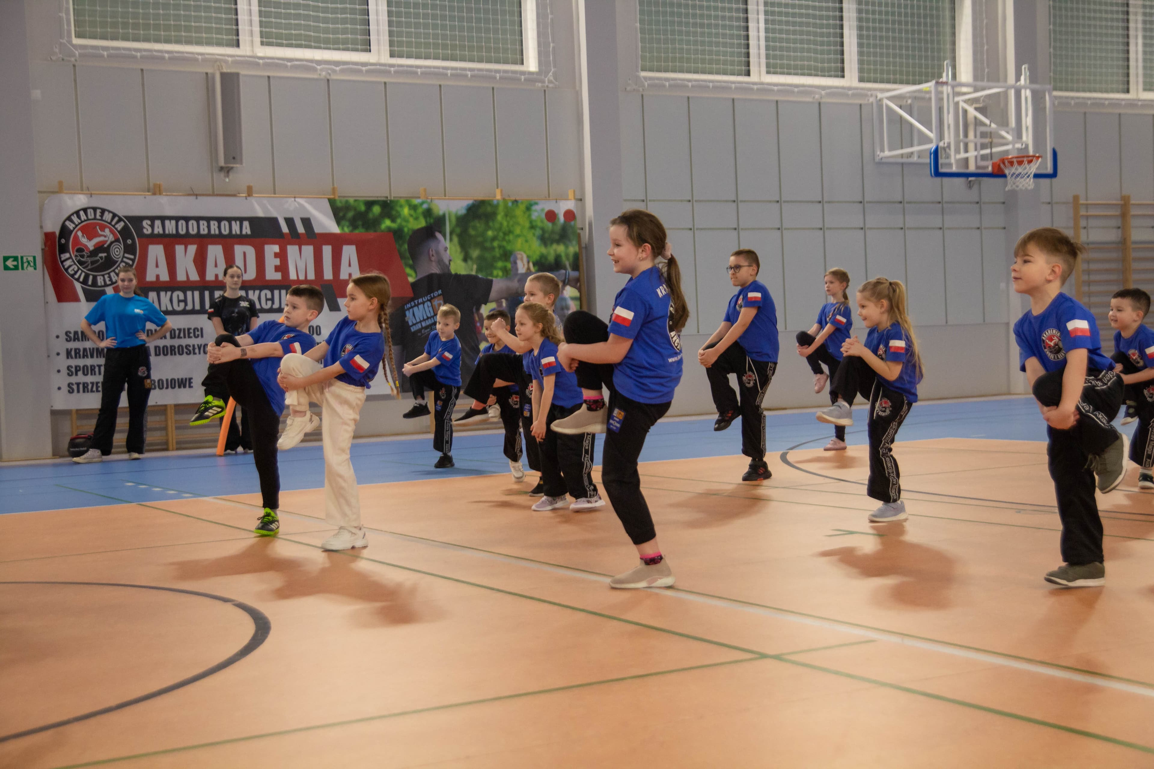 Trening Krav Maga Kids — grupa dziecięca w Akademii Samoobrony