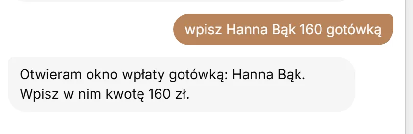 Odpowiedź na „wpisz Hanna Bąk 160 gotówką”