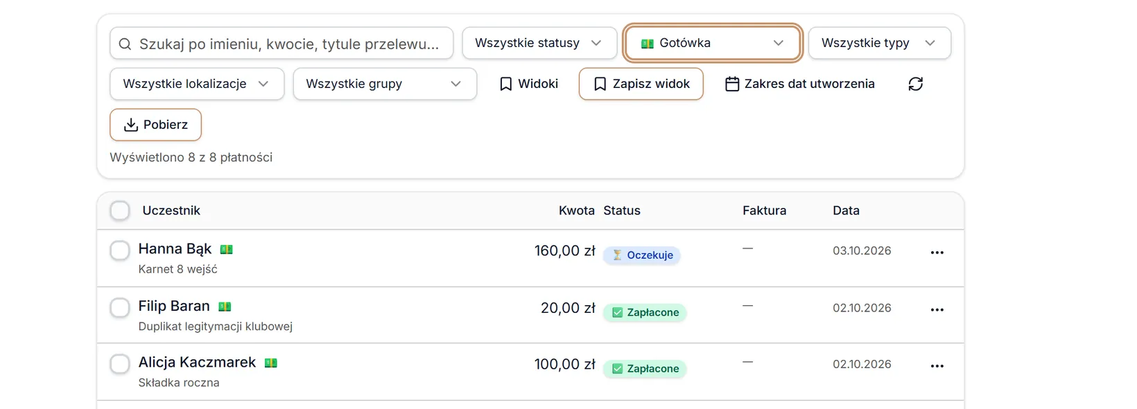 Kanał: Gotówka