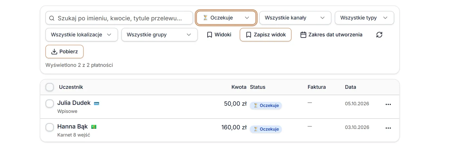Status: Oczekuje