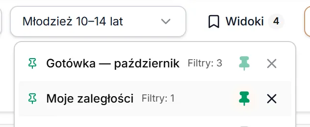 Przypięty widok