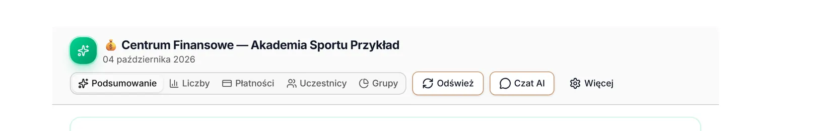 Nagłówek Centrum Finansowego