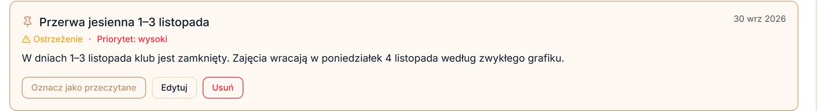 Elementy pojedynczego ogłoszenia