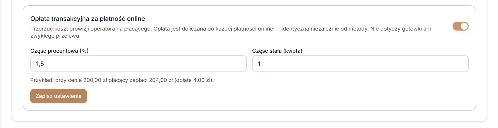 Opłata transakcyjna