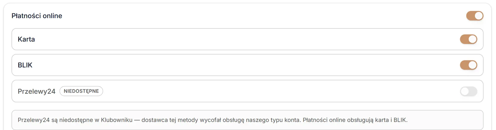 BLIK przy PayU jako operatorze płatności