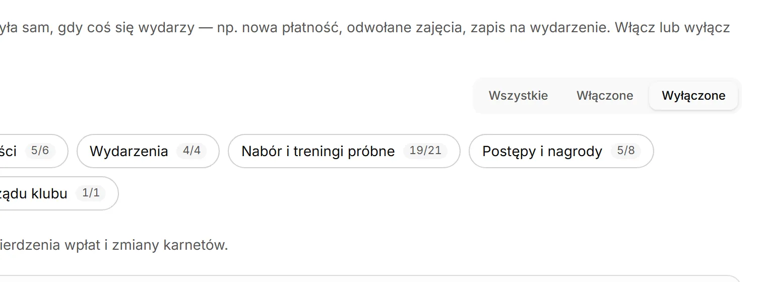 Filtr Wyłączone
