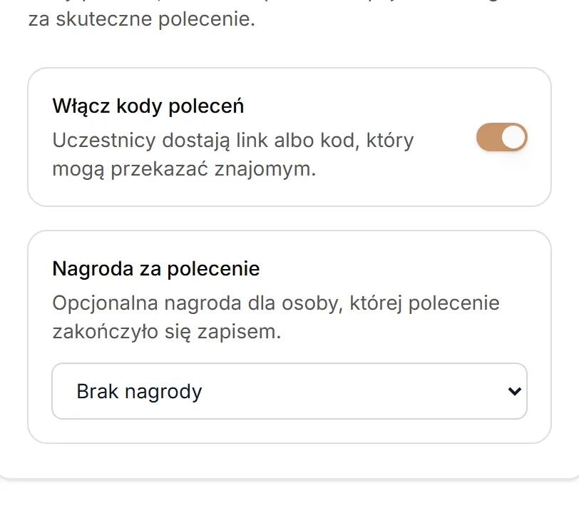 Program poleceń włączony
