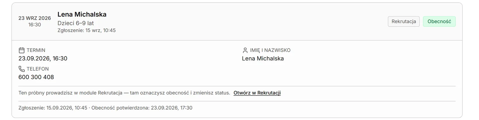 Archiwum — próbny z Rekrutacji