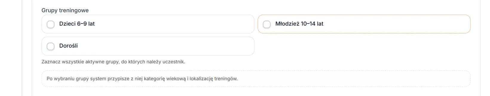 Uczestnik bez grupy