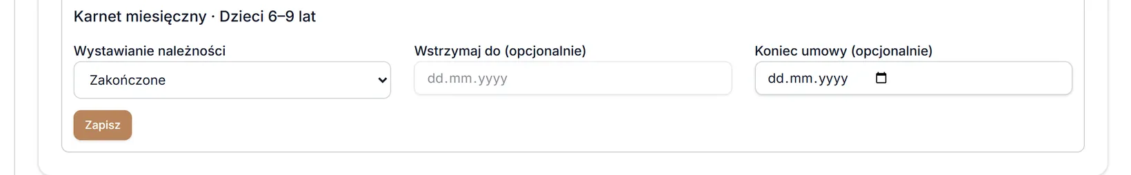 Kontynuacja zakończona